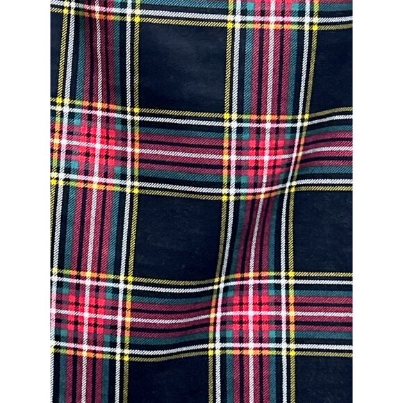 J.Crew Factory Tartan Plaid Pencil Skirt 6 Lined Blk Red Career Academia Preppy - Picture 4 of 8